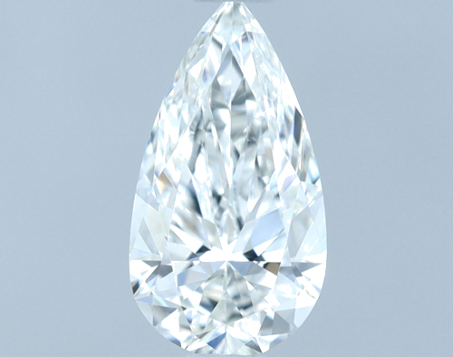 0.65 carat G-IF Natūralus Pear Deimantas (1)