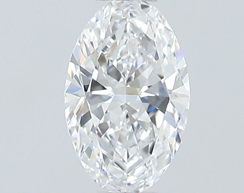 0.51 carat D-VVS1 Natūralus Oval Deimantas (1)