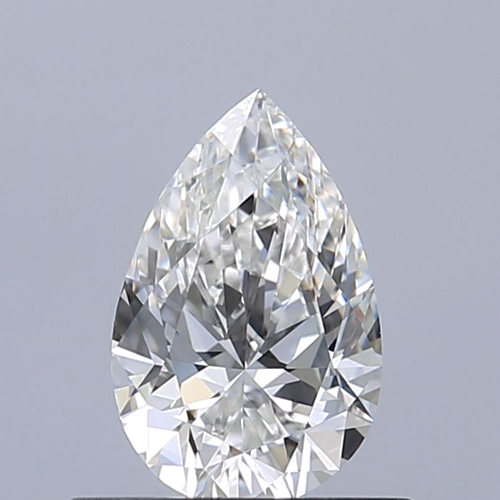0.51 carat F-IF Natūralus Pear Deimantas (1)