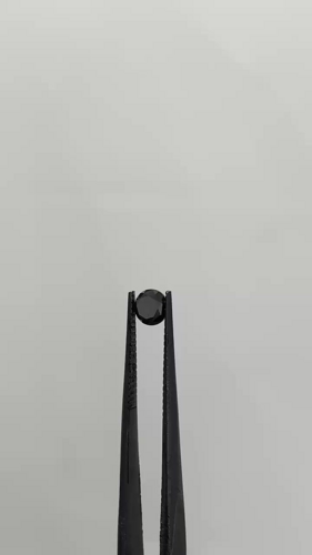 0.53 carat Fancy Black-VVS2 Excellent cut Natūralus Round Deimantas (1)