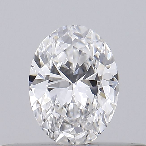 0.2 carat D-VVS2 Natūralus Oval Deimantas (1)