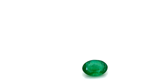 0.39 carat GREEN Oval Smaragdas (1)