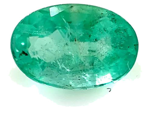 0.46 carat GREEN Oval Smaragdas (1)