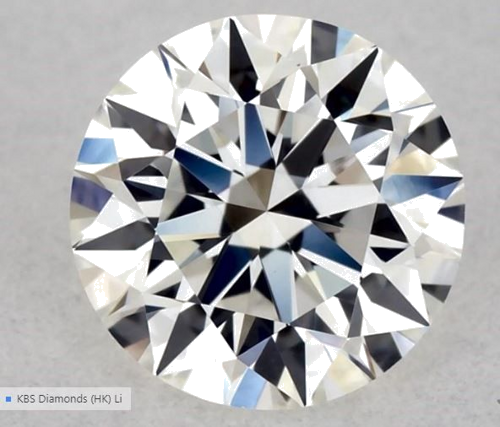 0.57 carat H-VVS2 Excellent cut Natūralus Round Deimantas (1)