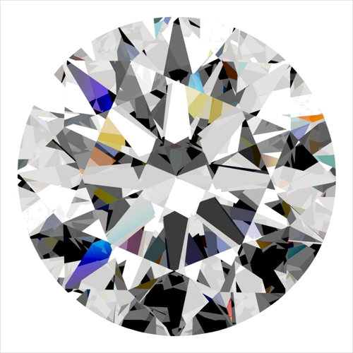 0.3 carat I-VVS1 Very Good cut Natūralus Round Deimantas (1)