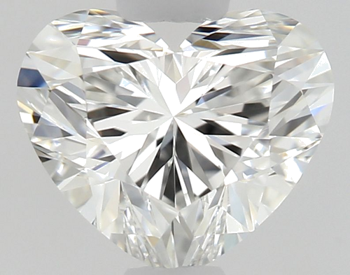 0.61 carat F-VVS1 Natūralus Heart Deimantas (1)