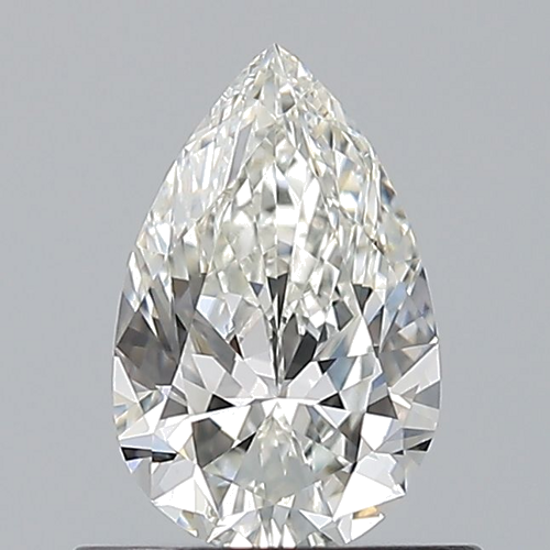 0.6 carat H-VS1 Natūralus Pear Deimantas (1)