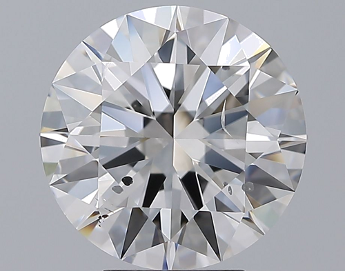 5.01 carat E-SI2 Excellent cut Natūralus Round Deimantas (1)