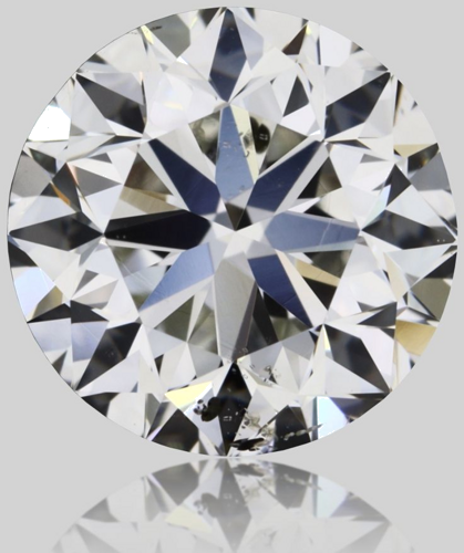 1.01 carat I-SI2 Very Good cut Natūralus Round Deimantas (1)