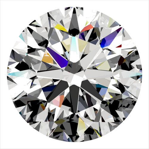 0.3 carat D-VS2 Very Good cut Natūralus Round Deimantas (1)