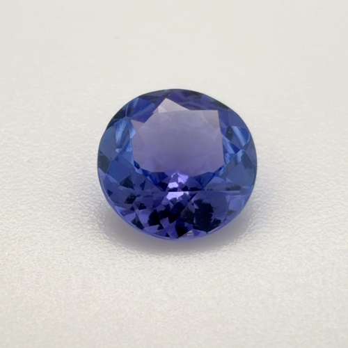 0.7 carat BLUE Round Tanzanite (1)