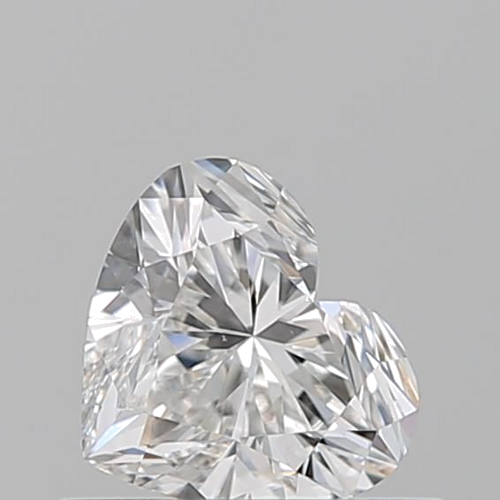 0.51 carat F-VS2 Natūralus Heart Deimantas (1)