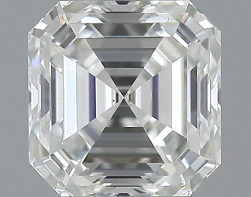 0.51 carat F-VS1 Natūralus Asscher Deimantas (1)