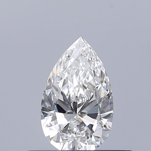 0.32 carat E-VVS2 Natūralus Pear Deimantas (1)