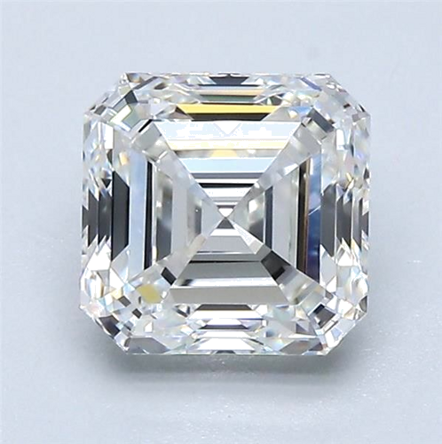 1.8 carat H-VVS2 Natūralus Asscher Deimantas (1)