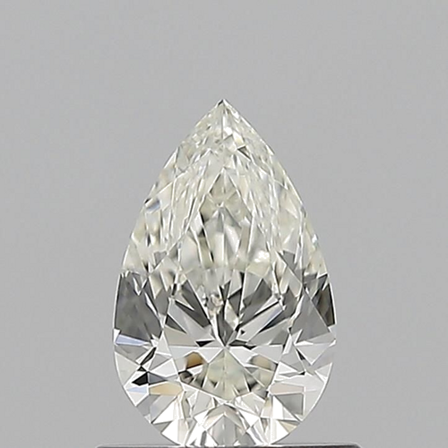 0.63 carat I-VVS1 Natūralus Pear Deimantas (1)