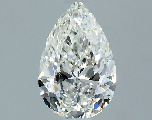 0.7 carat H-VS1 Natūralus Pear Deimantas (1)