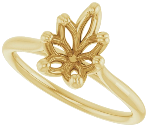 Sužadėtuvių Žiedas „Cathedral-Style Solitaire“ 14k yellow gold Pear 9mm x 6mm (5)