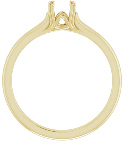 Sužadėtuvių Žiedas „Solitaire“ 14k yellow gold Round 5.2mm (2)