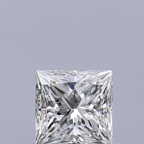 0.48 carat F-VVS1 Natūralus Princess Deimantas (1)