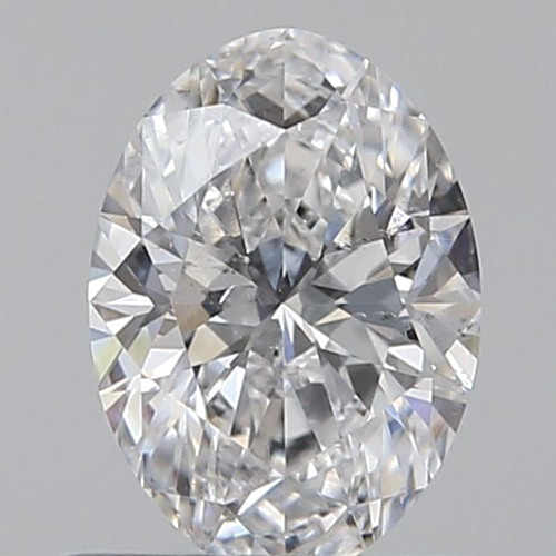 0.6 carat D-SI1 Natūralus Oval Deimantas (1)