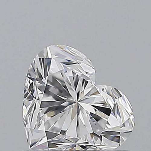 0.71 carat D-VVS2 Natūralus Heart Deimantas (1)
