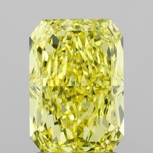 3.01 carat Fancy Intense Yellow-SI1 Natūralus Radiant Deimantas (1)
