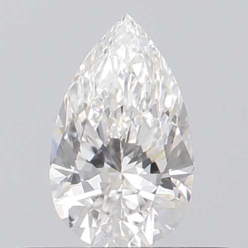 0.33 carat F-VVS2 Natūralus Pear Deimantas (1)
