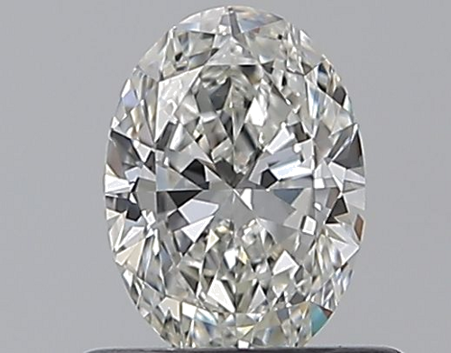 0.5 carat G-VS2 Natūralus Oval Deimantas (1)