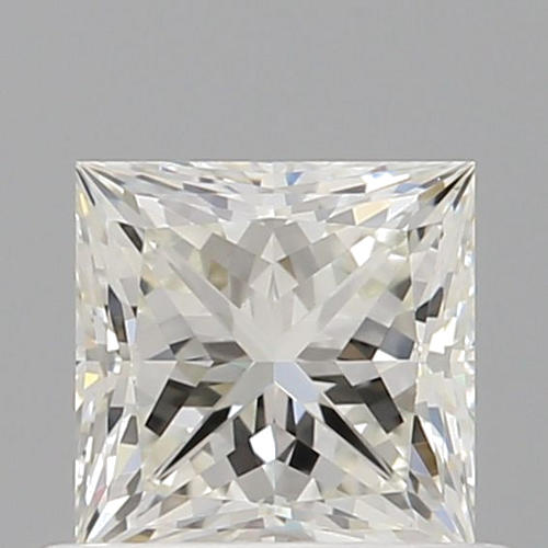 0.57 carat J-VVS1 Natūralus Princess Deimantas (1)