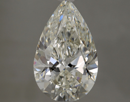 3.25 carat I-VS2 Natūralus Pear Deimantas (1)