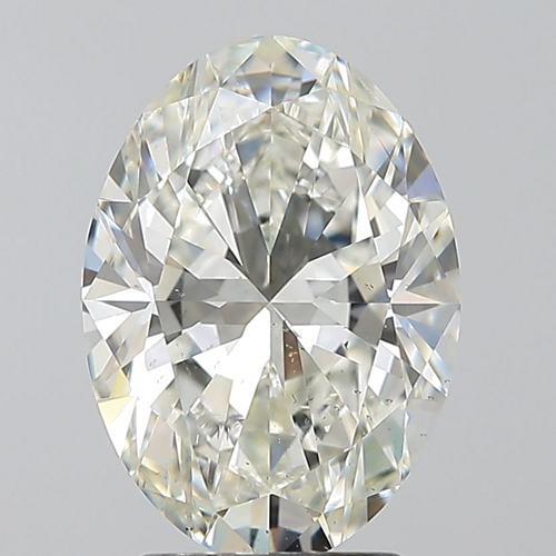 2.7 carat I-SI1 Natūralus Oval Deimantas (1)