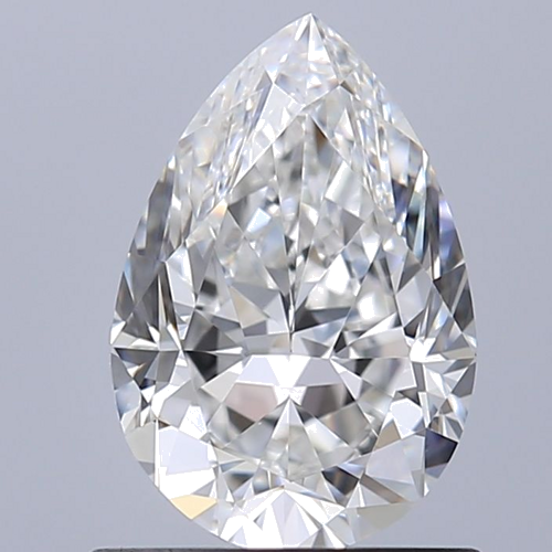 0.91 carat F-VS1 Natūralus Pear Deimantas (1)