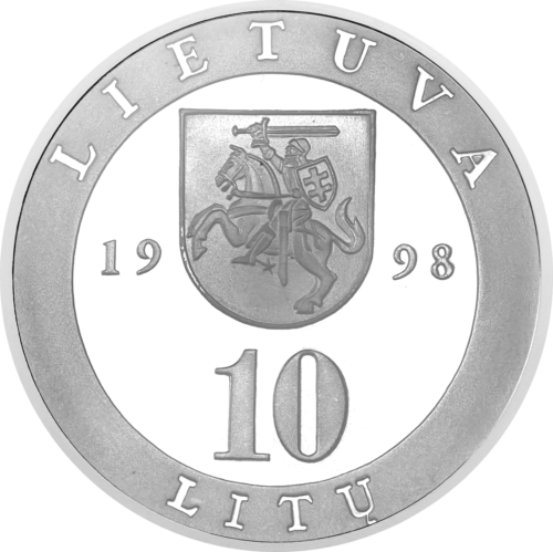 1998 Lietuva Viļņa 10 litai PF 69 ULTRA CAMEO (3)