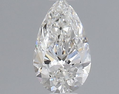 0.32 carat F-VVS2 Natūralus Pear Deimantas (1)
