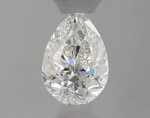 0.4 carat H-VS2 Natūralus Pear Deimantas (1)