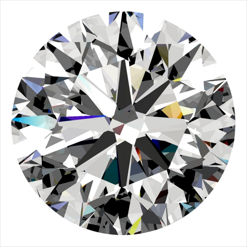 0.3 carat G-VS1 Very Good cut Natūralus Round Deimantas (1)