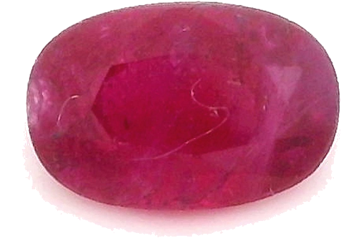 0.68 carat RED Oval Rubinas (1)