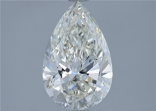 1.7 carat J-SI1 Natūralus Pear Deimantas (1)