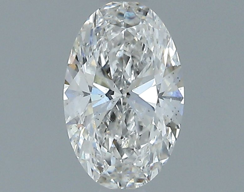 0.7 carat G-SI2 Natūralus Oval Deimantas (1)