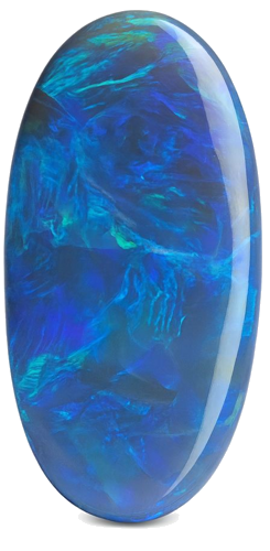 8.37 carat BLACK Oval Opal (1)