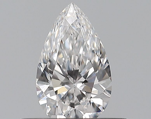 0.3 carat D-VVS1 Natūralus Pear Deimantas (1)