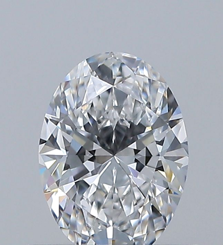 0.5 carat D-VS2 Natūralus Oval Deimantas (1)