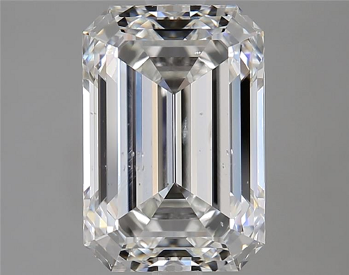 3.01 carat F-SI1 Natūralus Emerald Deimantas (1)
