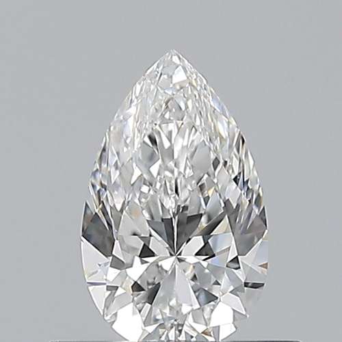 0.5 carat E-VVS1 Natūralus Pear Deimantas (1)