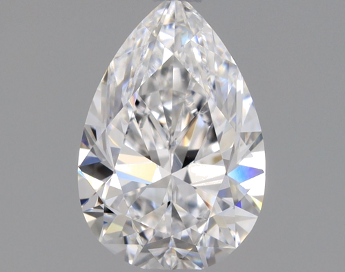 0.6 carat D-VVS2 Natūralus Pear Deimantas (1)