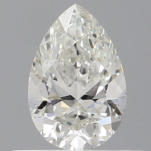 0.5 carat H-SI1 Natūralus Pear Deimantas (1)