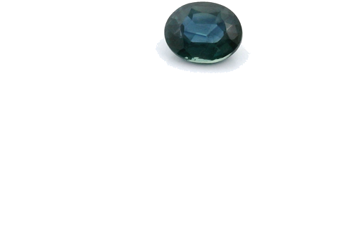 0.42 carat BLUE Oval Safyras (1)