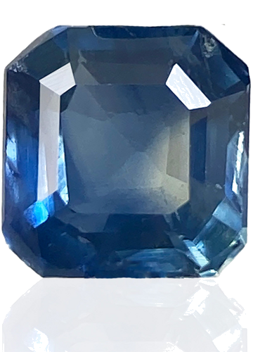 0.52 carat BLUE Octagonal Safyras (1)