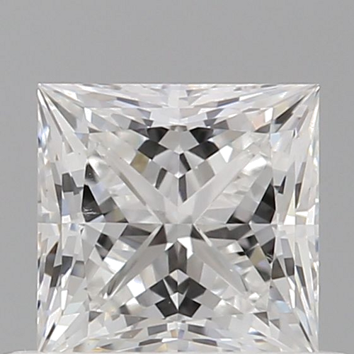 0.61 carat E-SI1 Natūralus Princess Deimantas (1)